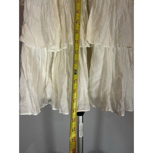 Sofie The Label Cream Babydoll Trapeze Style Tiered Dress- Size Small - Picture 5 of 9